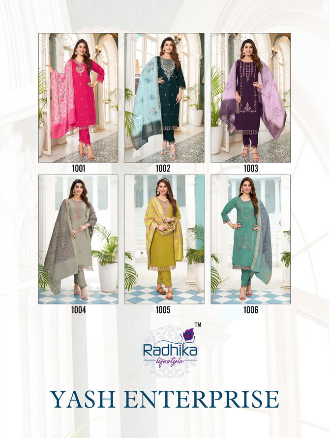 Kasturi Vol 1 By Radhika Embroidery Readymade Suits Catalog